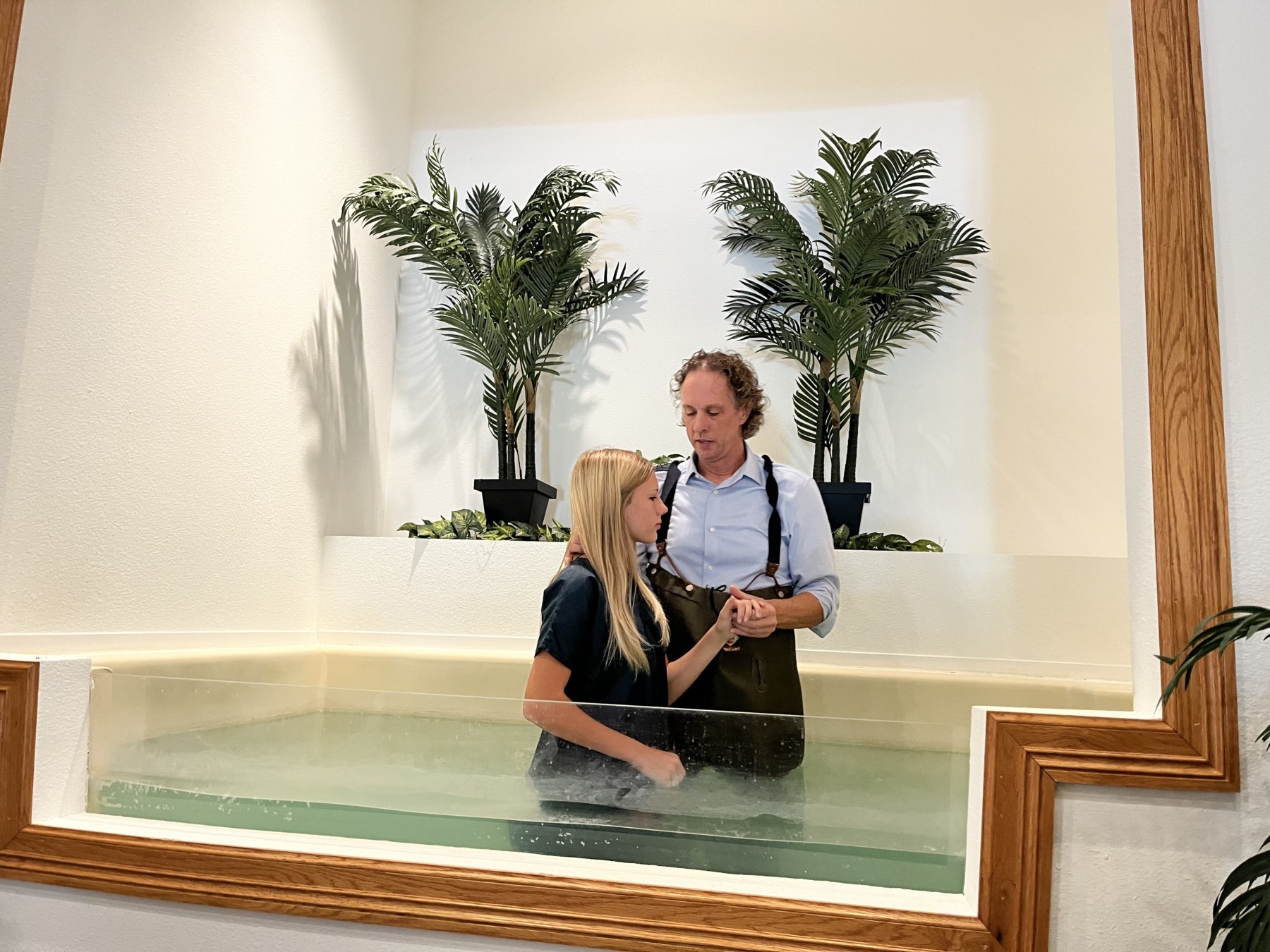 Baptism at the church in November 2025